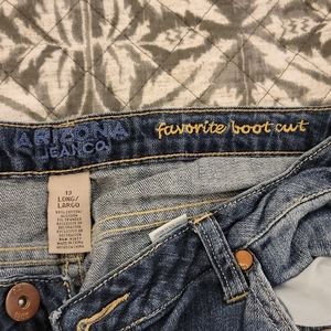 Arizona jeans size 13 long favorite boot cut